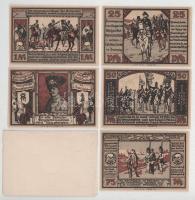 Német Birodalom / Weimari Köztársaság / Belgard (Bialogard) 1920 k. 25Pf + 50Pf + 75Pf + 1M + 2M (5x...