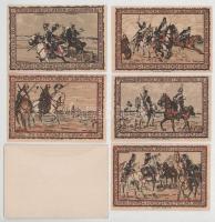 Német Birodalom / Weimari Köztársaság / Belgard (Bialogard) 1920 k. 25Pf + 50Pf + 75Pf + 1M + 2M (5x...