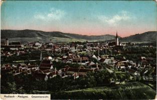 Medgyes, Mediasch, Medias; látkép. Fritz Guggenberger kiadása / general view (EM)