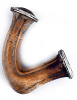 Nagy antik tajtékpipa 14 cm