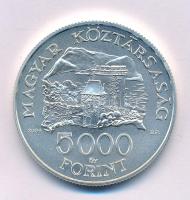 2004. 5000Ft Ag "Visegrádi vár" kapszulában, tanúsítvánnyal T:BU Adamo EM192