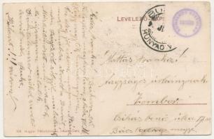 1915 Bukova, Bucova (Banat); Görögkatolikus templom, Felekezeti iskola / Greek Catholic church and s...