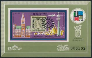 1973 IBRA vágott blokk (4.500)