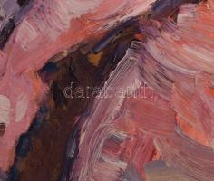 Bartos Endre (1930-2006): Női akt. Olaj, farost. Jelzés nélkül. Bartos Galéria Kkt. által kiállított...