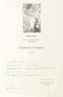 Bartos Endre (1930-2006): Női akt. Olaj, farost. Jelzés nélkül. Bartos Galéria Kkt. által kiállított...