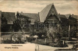 1909 Görgénysóakna, Görgény-Sóakna, Jabenita (Maros); Vendéglakások. Heiter Gy. szászrégeni fényképész felvétele / spa, guest houses (EB)