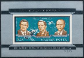 1971 Szojuz 11 - Szaljut vágott blokk