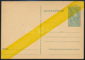 1944 18f díjjegyes gettóposta levelezőlap, használatlan (30.000)