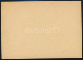 1944 18f díjjegyes gettóposta levelezőlap, használatlan (30.000)