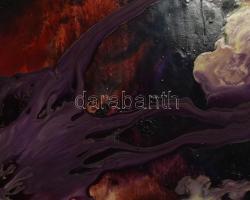 Bartos Endre (1930-2006): Távol a földtől. Olaj, farost. Jelzés nélkül. Bartos Galéria Kkt. által ki...