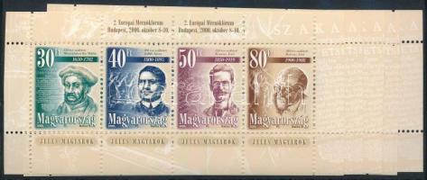 2000 Jeles magyarok (I.) 5 db blokk (17.500)