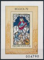 1972 Belgica vágott blokk (5.000)