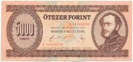 1990. 5000Ft "H 48464976" T:F Adamo F49