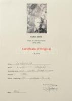 Bartos Endre (1930-2006): Erdőrészlet. Olaj, farost. Jelezve jobbra lent. Bartos Galéria Kkt. által ...