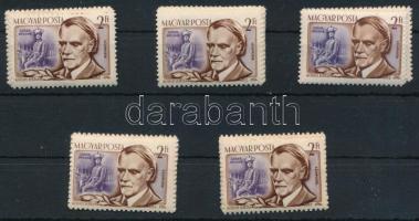 1953 Zeneszerzők (I.) 5 db sor (11.000)