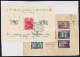 1938 Szent István és ORBÉK 1-1 blokk alkalmi bélyegzővel