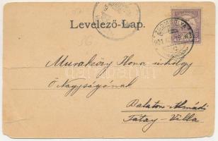 1901 Zsombolya, Hatzfeld, Jimbolia; Muschong udvar, Berger Rezső üzlete, piac, Római katolikus templ...