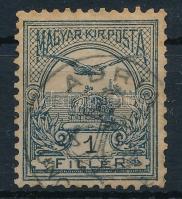 1904 Turul 1f Peterdi hajóposta bélyegzéssel