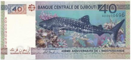 Dzsibuti 2017. 40Fr "A Függetlenség 40. évfordulója" "AD 0090696" T:UNC Djibouti 2017. 40 Francs "40th Anniversary of Independence" "AD 0090696" C:UNC Krause 46.a