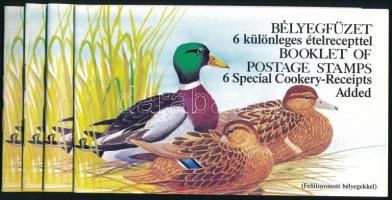 1988-1989 4 db Récék bélyegfüzet