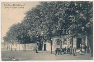 Szépfalu, Sunava; Lántz Nándor üzlete / shop (EK)