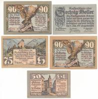 Ausztria / Tirol / Schwaz 1920-1921. (5db) 50h + 60h +75h + 90h (2xklf) T:XF
Austria / Tirol / Schw...
