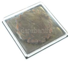 Szovjetunió 1970-1980 k. "Moszkva - Boldog Vazul-székesegyház" kétoldalas bronz emlékplake...