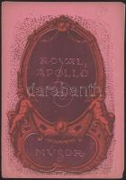 1920 Bp., A Royal Apollo műsorújsága sok reklámmal