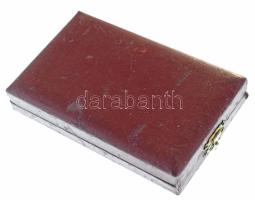 1985. "A Munka Érdemrend arany fokozata" zománcozott, aranyozott bronz kitüntetés eredeti ...