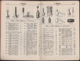 cca 1925 Bp. VI., Marx és Mérei Tudományos Műszerek Gyára gazdagon illusztrált bővített árjegyzék po...
