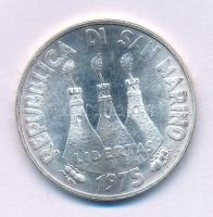 San Marino 1975. 500L Ag "Sirályok repülnek szögesdrót felett" T:UNC San Marino 1975. 500 Lire Ag "Seagulls flying over barbed wire" C:AU Krause KM#47