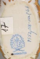 Herendi Nanking Bouquet mintás kosár kínáló, jelzett, hibátlan, m: 9 cm