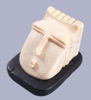 2 darab afrikai csont maszk, 5x4cm, 8x8 cm