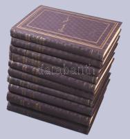 Krúdy Gyula munkái I-X. köt. Bp., én., Athenaeum. Kiadói aranyozott egészvászon-kötések, kopott borítókkal.