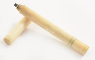 Faragott csontból készült ceruza, h:11 cm