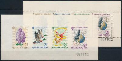 1964 Bélyegnap Monográfia blokkpár, az utolsó 2 számjegy megegyezik (16.000)
