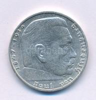 Német Harmadik Birodalom 1939F 2M Ag "Hindenburg" T:AU,XF
German Third Reich 1939F 2 Reic...