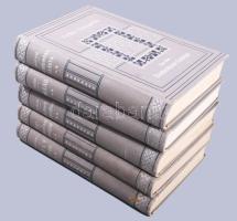 Fehér Könyvek sorozat 5 kötete: Sas Ede: Desdemona lánya, Hajdú Miklós: Gileád, Szőllősi Zsigmond: A férfi szerelme, Ujvári Péter: Földanyánk lovagjai, Lakatos László: Mély húron. Bp., 1911-1914, Franklin - Singer és Wolfner. Kiadói szecessziós egészvászon-kötések, egy kötet ex libris-szel (Dinnyés Ferenc (1886-1958): Ex libris Wolf Andor, linómetszet, papír, jelzett a dúcon, 8x6 cm), kissé kopott borítókkal,egy-két borítón kis folttal, kissé foltos lapélekkel.