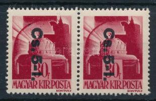 1946 Betűs Cs.5-I./80f párban (16.000)