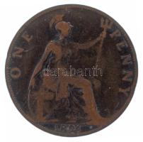 Nagy-Britannia 1896. 1p bronz "Viktória" T:F
Great Britain 1896. 1 Penny bronze "Vic...