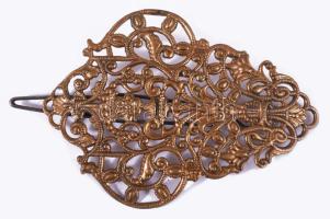 Szecessziós hajtű hajdísz, 7,5x5,5 cm