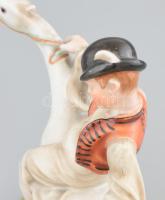 Herendi (Óherendi) porcelán Ludas Matyi, gazdagon díszített magyaros öltözet. Terv: Lux Elek. Kézzel...