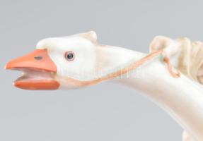 Herendi (Óherendi) porcelán Ludas Matyi, gazdagon díszített magyaros öltözet. Terv: Lux Elek. Kézzel...