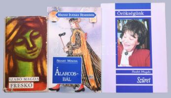 Szabó Magda 8 kötet műve. Bp., Magvető-Szépirodalmi-Unicornis-Örögségünk. Kiadó egészvászon-kötések,...
