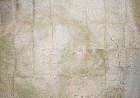 ca 1940 Magyarország nagy méretű térképe a visszatért Erdéllyel és Felvidékkel 160x100 cm Hajtva, kisebb sérülésekkel