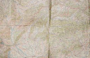 ca 1940 Magyarország nagy méretű térképe a visszatért Erdéllyel és Felvidékkel 160x100 cm Hajtva, ki...