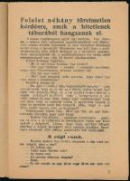 1919 Tanácsköztársaság , Felelet néhány türelmetlen kérdésre, amik a hitetlenek táborából hangzanak ...