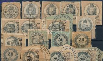 1870 17 db okmánybélyeg