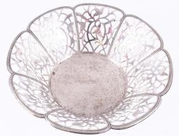 WMF áttört mintás gyümölcskínáló tál, jelzett, d: 21 cm, m: 5 cm