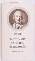 David Hume: Tanulmány az emberi értelemről. Ford.: Vámosi Pál. Szenczi Miklós utószavával. Bp., 1973, Magyar Helikon. Kiadói egészvászon-kötés, kiadói papír védőborítóban, tulajdonosi névbejegyzéssel.